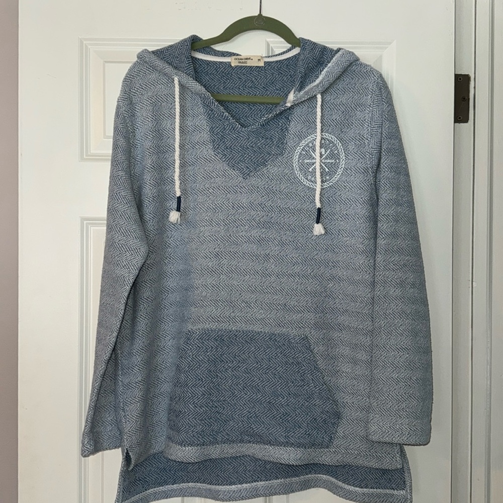 Ocean Drive beach sweatshirt EUC ‘Baja’ style